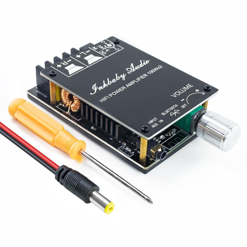 Hosyond 200W Bluetooth 5.0 Amplifier Board TPA3116D2 100W+100W Stereo Dual Channel Mini Amp Board Audio Receiver for Home DIY Speakers - Image 1